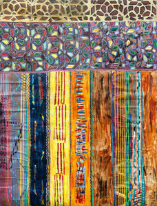 Pacita Abad - Stained Glass Door in Sanaa, 1998